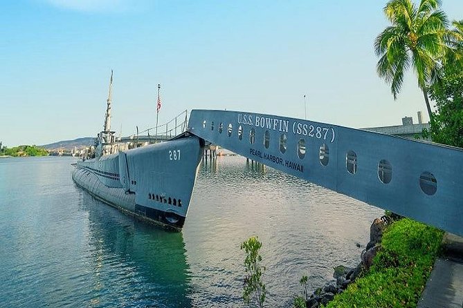 Battleships of WWII at Pearl Harbor Departing from Waikiki - The USS Arizona Memorial and the 1,177 names