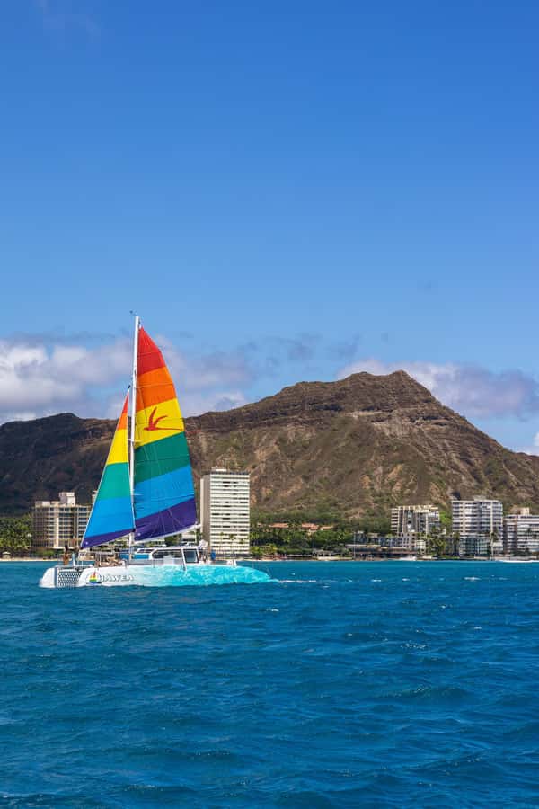 Board from Waikiki Beach for our Aloha Hour Sail - Key points to know before booking