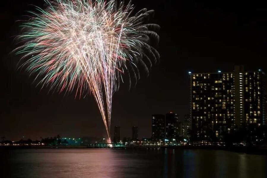 Board from Waikiki Beach: Friday Night Fireworks sail - What this Waikiki cruise is really like