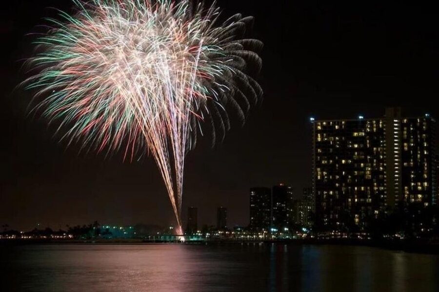 Board from Waikiki Beach: Friday Night Fireworks sail - Who will enjoy this most?