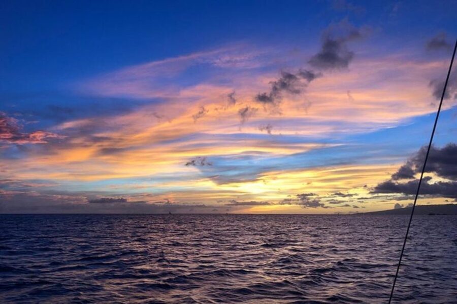 Board from Waikiki Beach: Scenic Sunset Sail on the Hāwea - The first views of Diamond Head