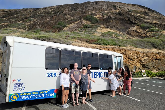 Byodo Temple and Waimea Botanical Garden Tour - Diamond Head and the first ocean views