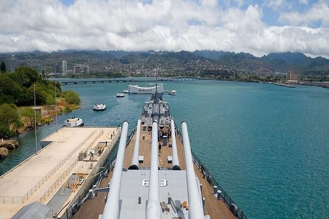 Complete Pearl Harbor Experience Tour from The Big Island - The USS Oklahoma Memorial marks another loss