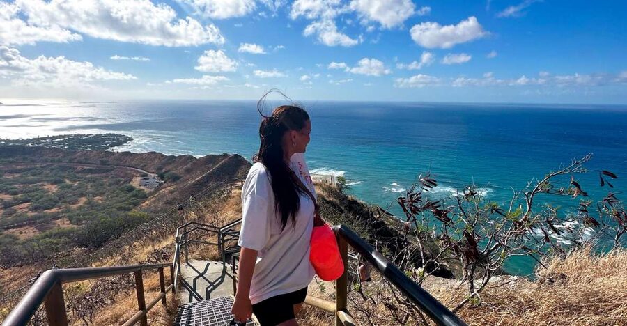Diamond Head Manoa Falls - A local breakfast break between the hikes