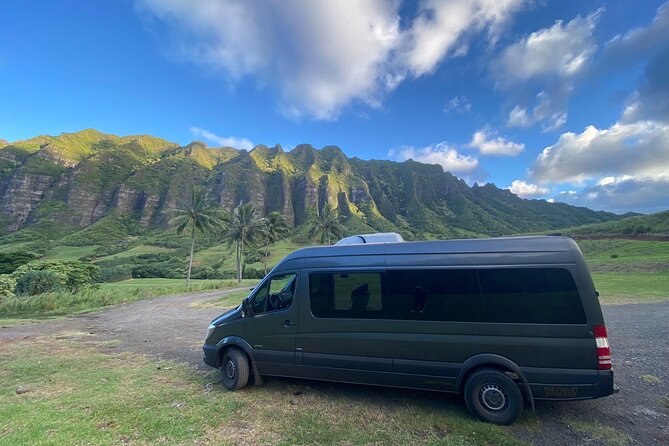 HNL Airport & Waikiki Private Transfer by Brand New Mercedes Van - Finding your driver near baggage claim
