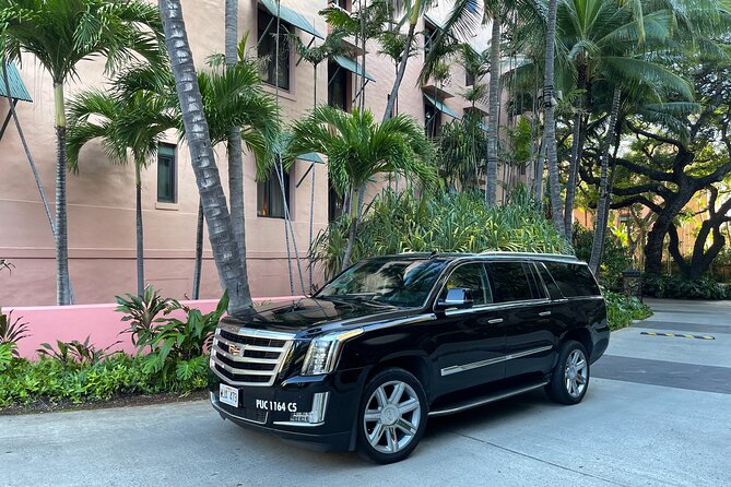 Honolulu Airport & Waikiki Hotels Private Transfer by Luxury SUV(up to 5 people) - A 30 to 45-minute private ride to Waikiki