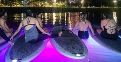 Fireworks Glow and Flow Yoga Class
