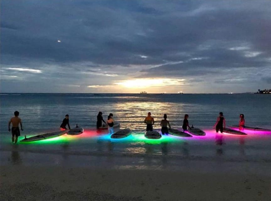 Honolulu: Fireworks Glow and Flow Yoga Class - Ending with meditation and gentle ocean movement