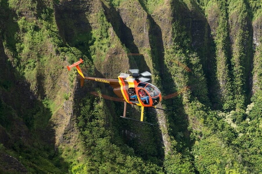 Oahu: Magnum P.I. Doors-Off Helicopter Tour - Pearl Harbor from a different angle