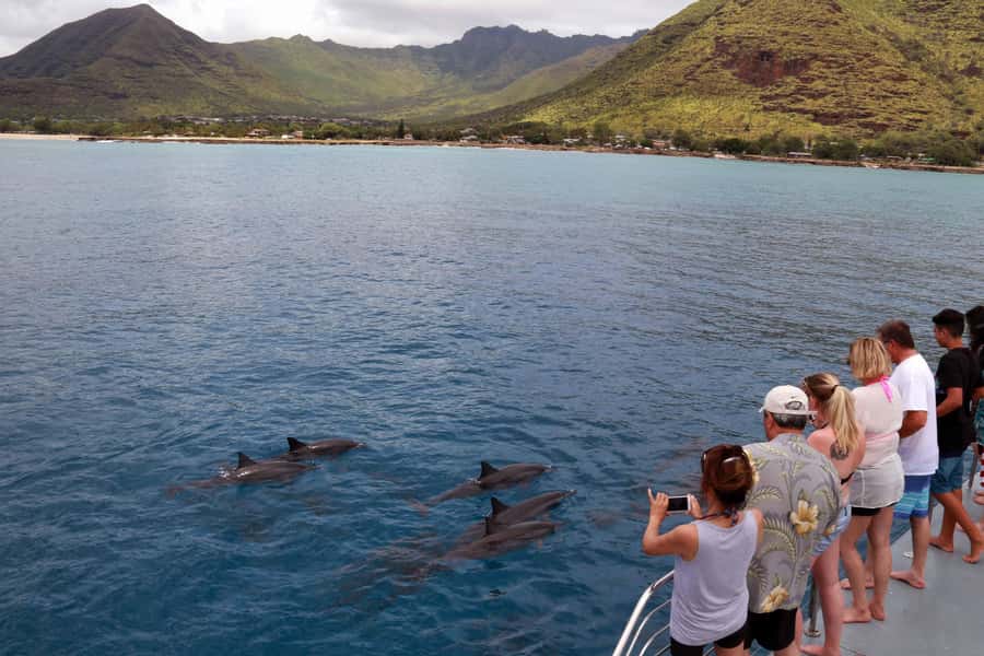 Oahu: Off road Stand-Up ATV and Sunset Snorkel Cruise - Cruising aboard the Kai Oli’Oli