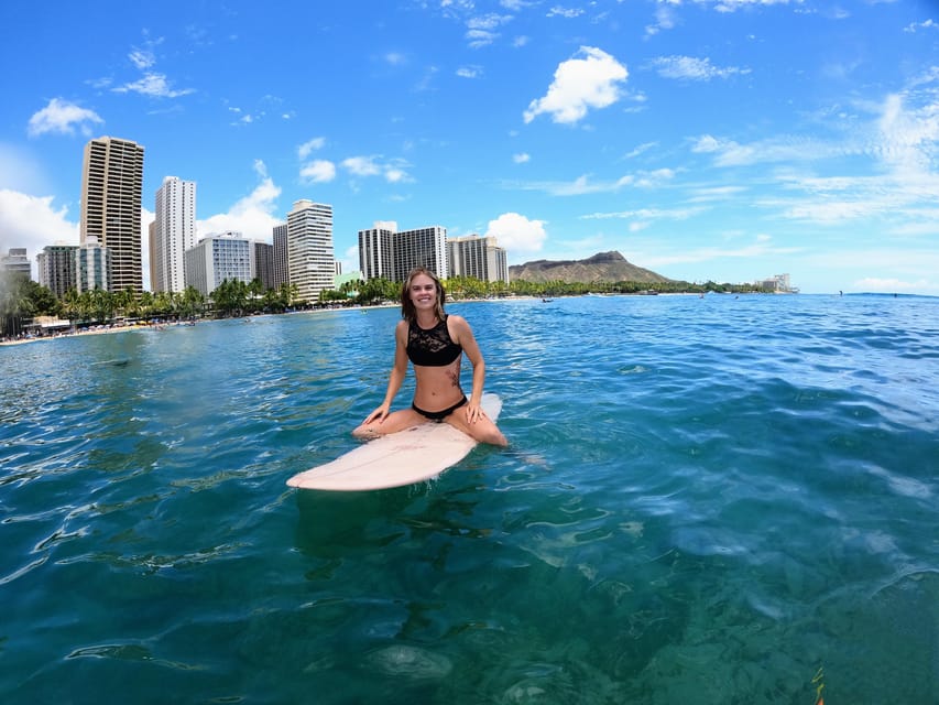 Oahu: Waikiki Beginner Private Surf Lesson- Female Guide - What the one-hour water session feels like