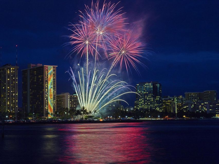 Oahu: Waikiki Fireworks Boat Cruise from Oahu - Boarding at Pier E near Ala Moana
