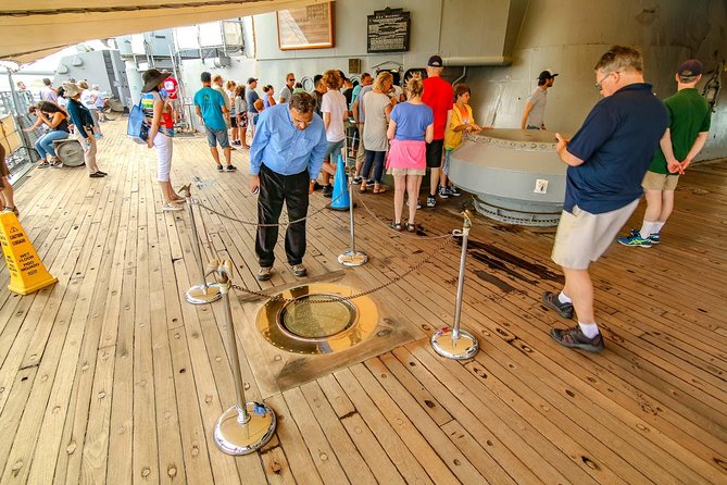 Pearl Harbor: Arizona & Missouri Battleship Tour From Maui, Big Island & Kauai - Boarding the USS Missouri