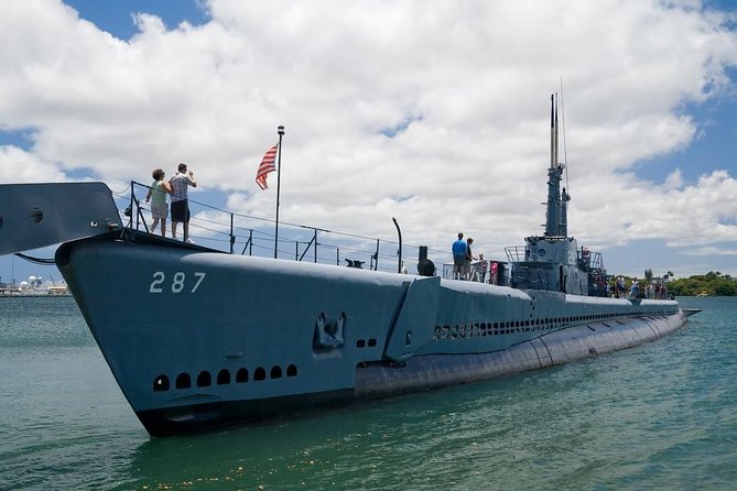 Pearl Harbor, USS Arizona and Honolulu City Tour - The Navy shuttle boat to the memorial