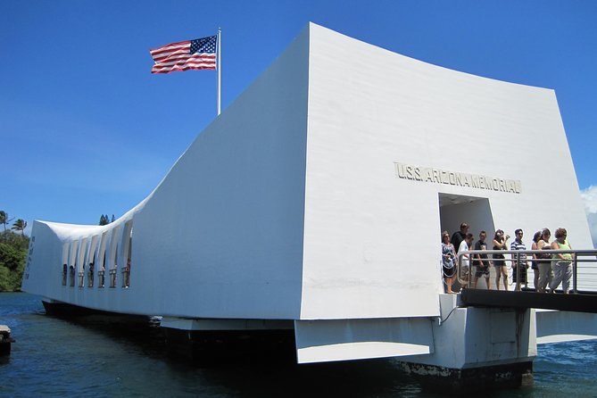 Private Pearl Harbor and Honolulu City Tour - Pearl Harbor first, with the USS Arizona at the center