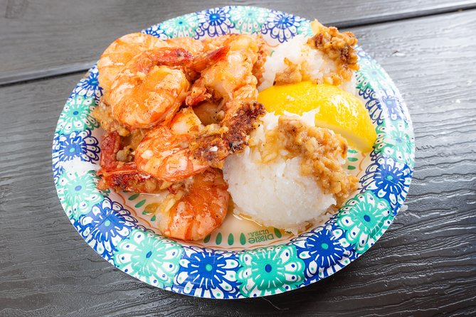 Sights & Bites Ultimate Oahu Circle Island Foodie Tour - North Shore shrimp at Aloha Shrimp