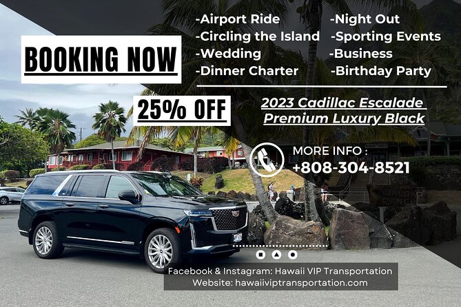 VIP Luxury Transfers: Honolulu Airport ↔ Waikiki ↔ Cruise Port - Communication is the real luxury