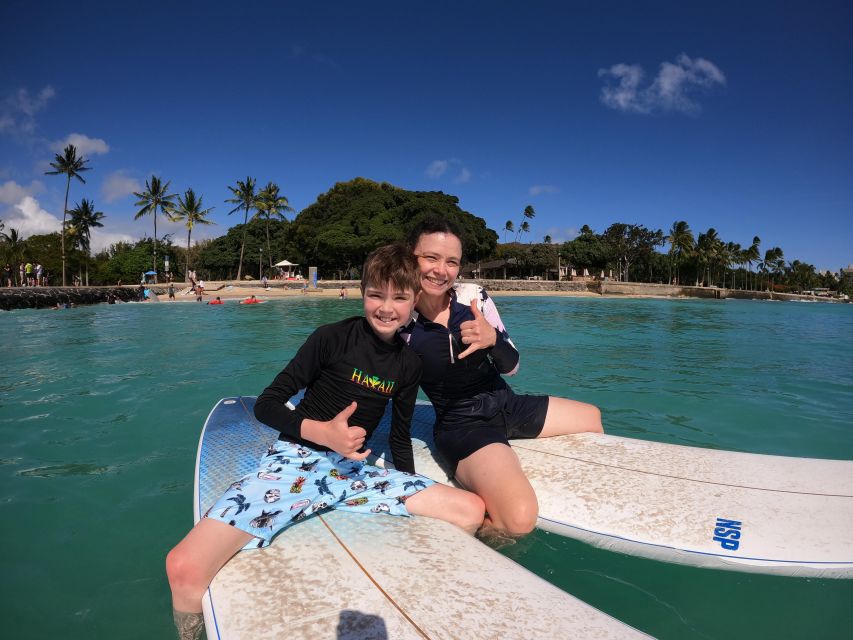 Waikiki: Family, Private, and Group Surfing Lessons - A short shuttle to the beach