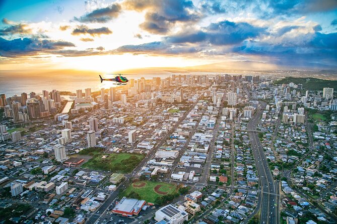 Waikiki Sunset - 50 Min Helicopter Tour - Doors Off or On - Chinaman’s Hat and Ka’a’awa Valley